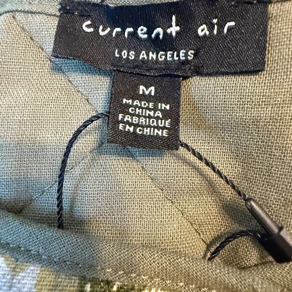 Women's Current Air Quilted 3/4 Sleeve Patchwork Green Jacket‎ Size M NEW - Picture 4 of 11